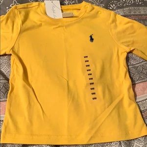 Yellow Polo Ralph Lauren Long Sleeve Infant 9month